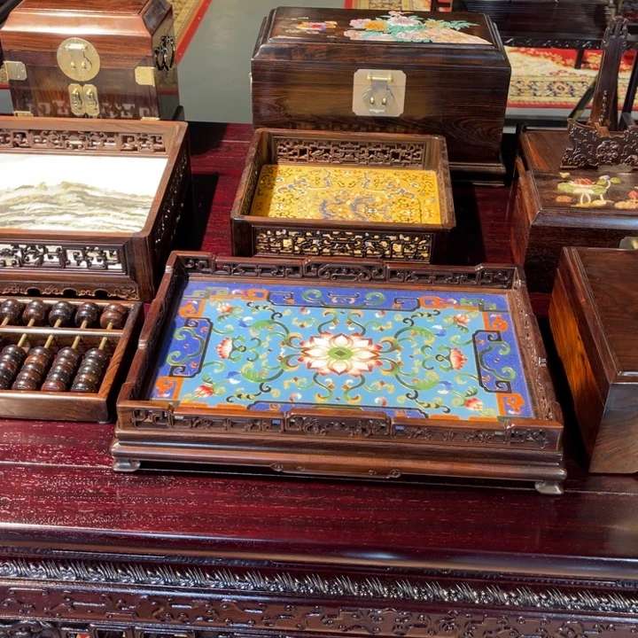 紫檀木类成套家具