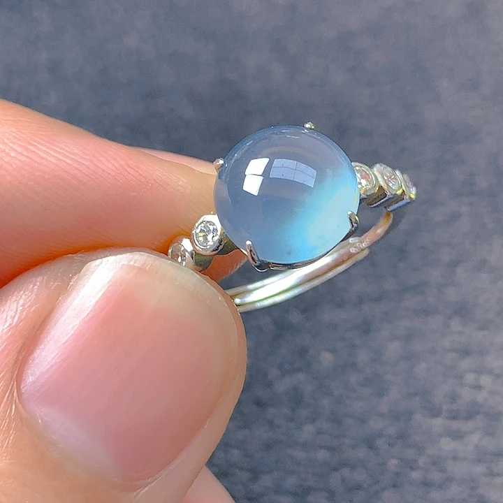 翡翠银S925镶嵌颈饰