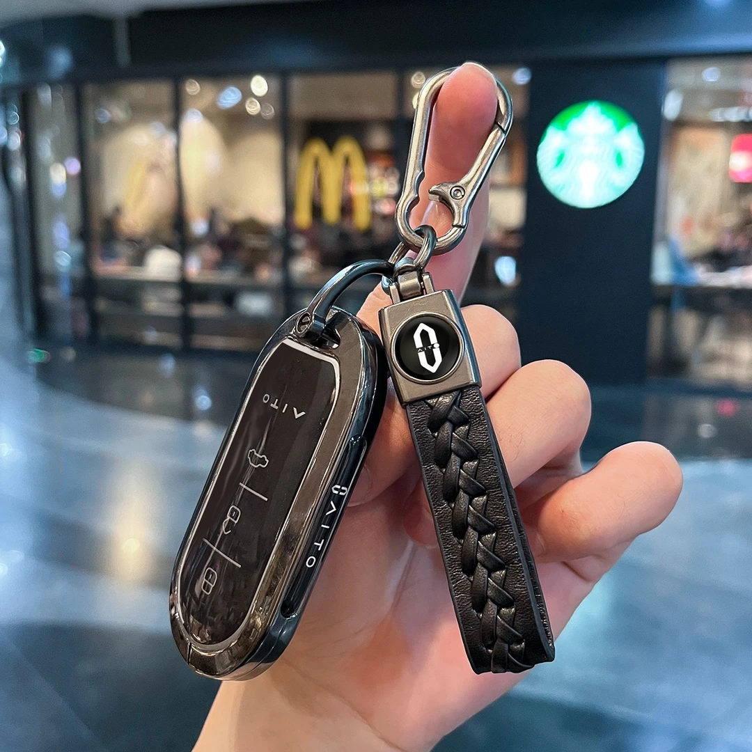 适用AITO华为问界钥匙套M9新款M8/M7/M5金康车扣壳包男女专用