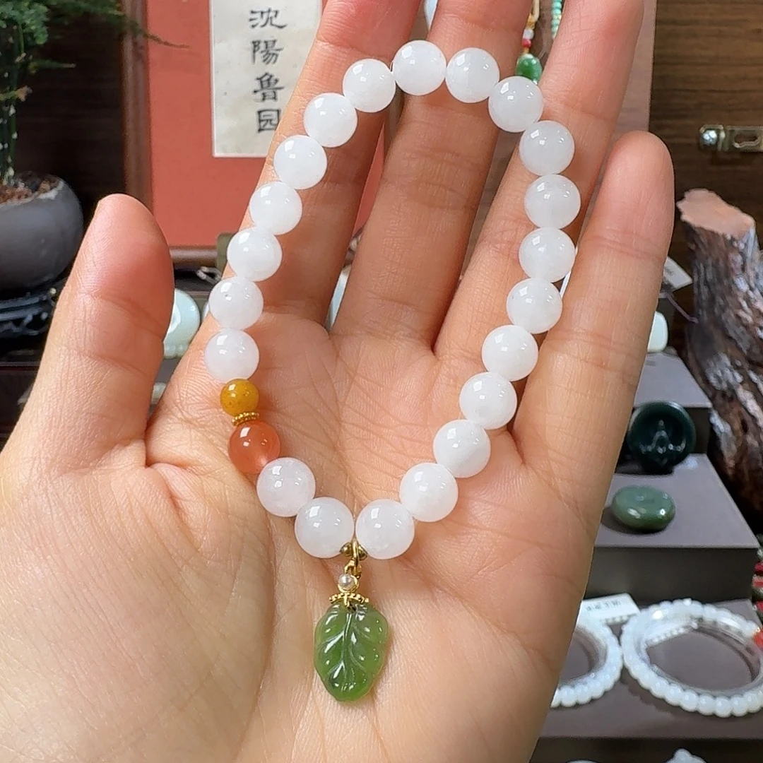 和田玉未镶嵌手链