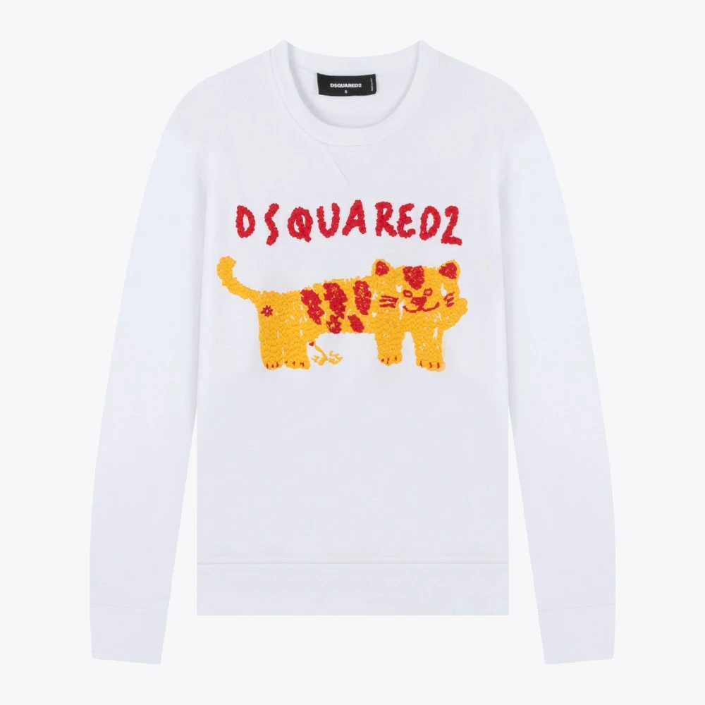 DSQUARED2 D2二次方男薄绒圆领卫衣S74GU0577S25516100