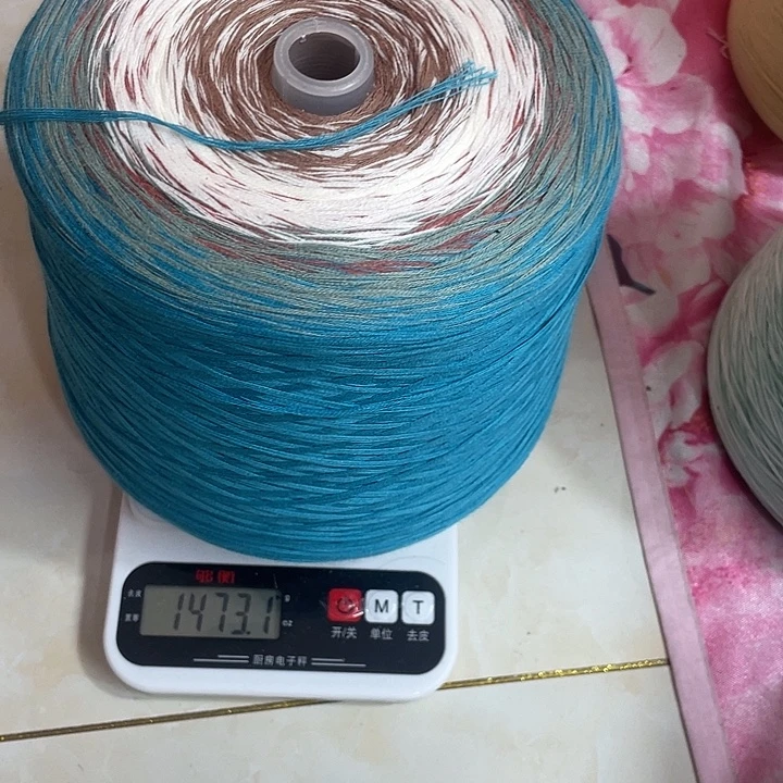 纯棉八股无捻渐变蛋糕线