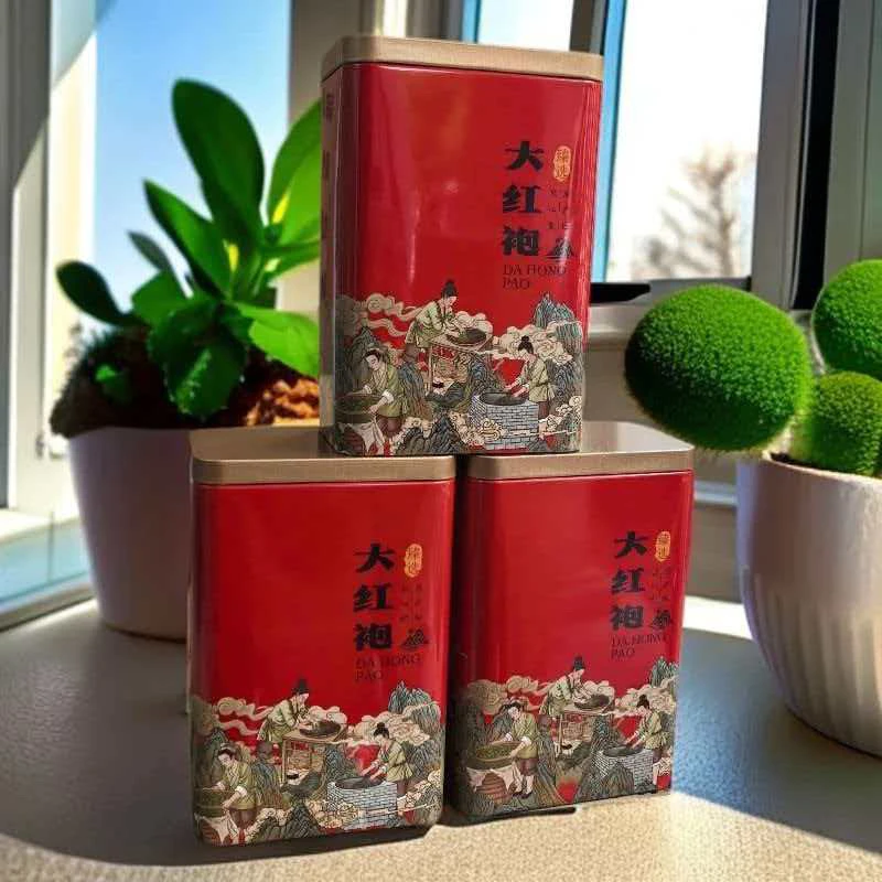 发3罐 大红袍 岩茶  乌龙茶 茶叶罐装 无礼盒L