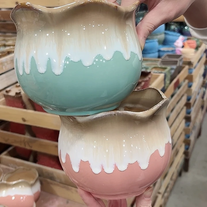 陶瓷陶瓷多肉植物花盆