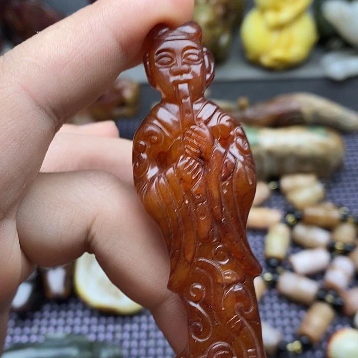 未镶嵌蛇纹石玉颈饰