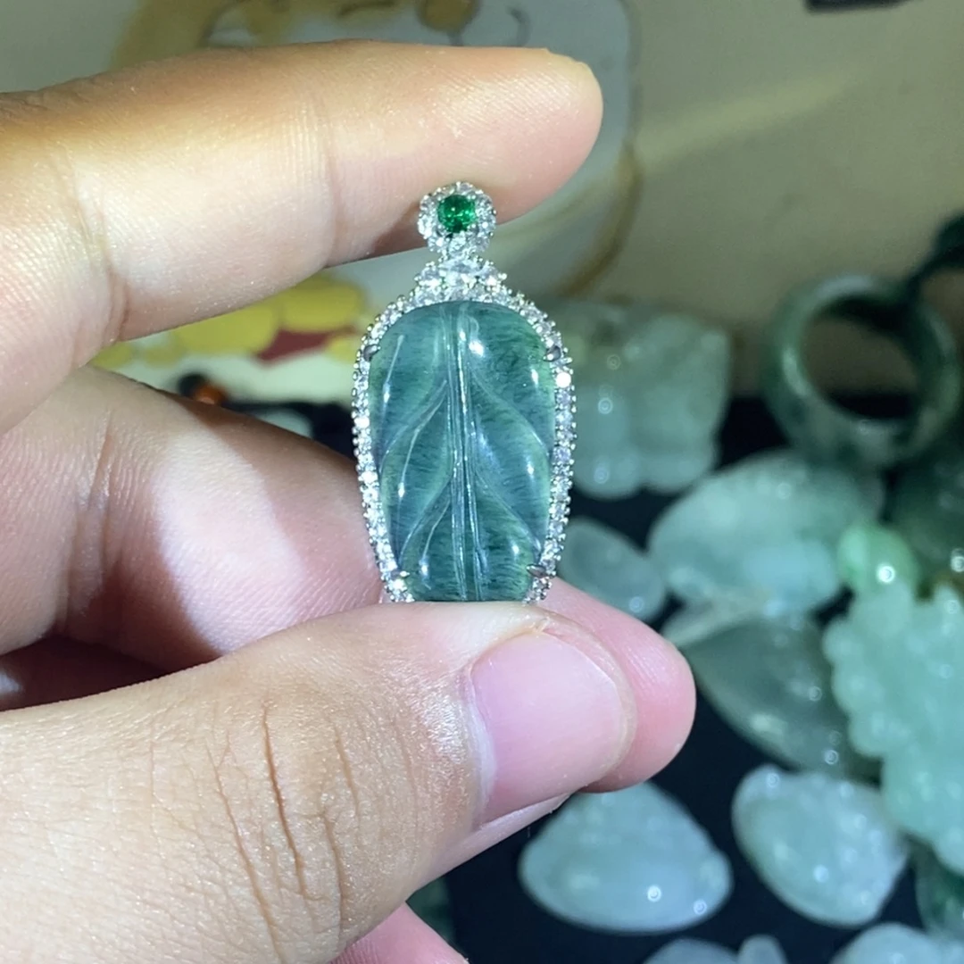 颈饰未镶嵌翡翠翡翠吊坠
