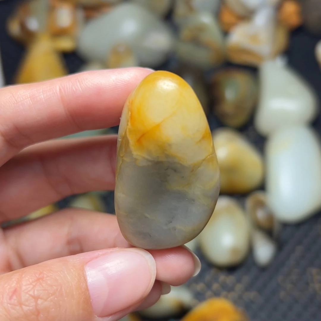 和田玉未镶嵌挂件A58