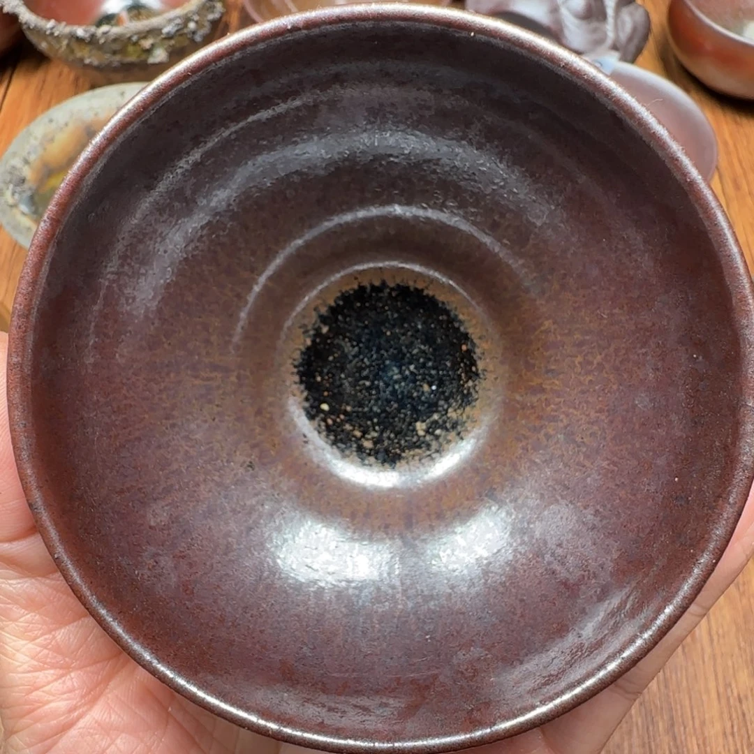 柴烧建盏茶盏茶杯209