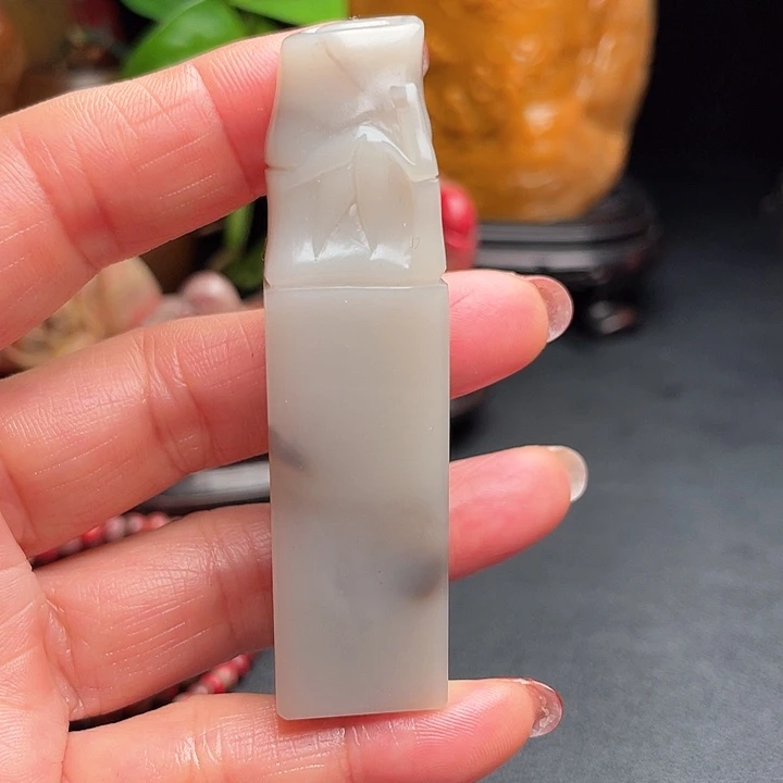 昌化石昌化石印章把件闲章