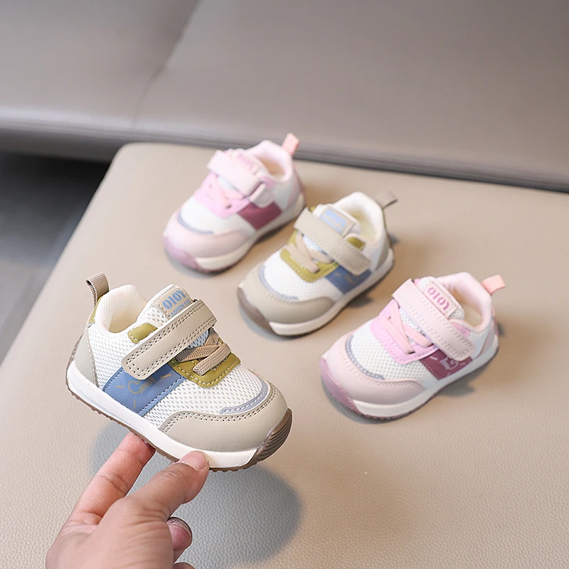 16-27码多巴胺宝宝学步鞋清凉透气防滑男女童幼儿鞋网面休闲鞋