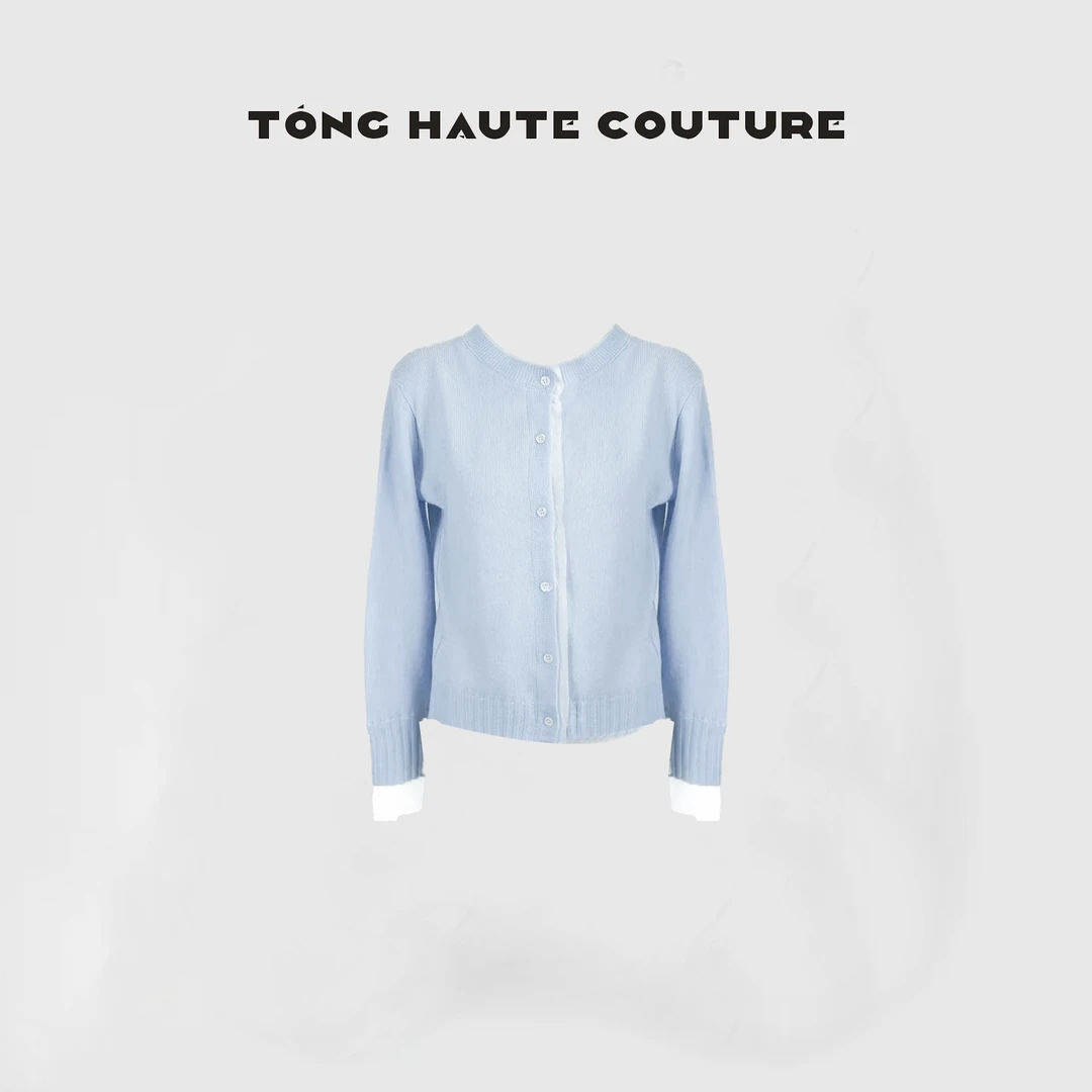 【碧蓝海岸线】春夏轻奢轻熟高级感温柔蕾丝拼接天S开衫外套 YW099