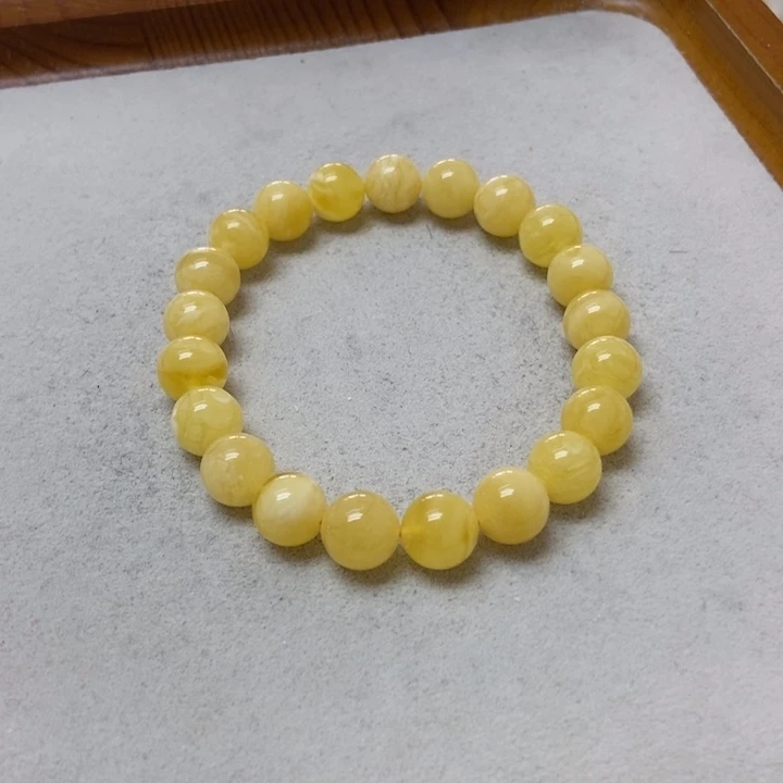 裸石蜜蜡未镶嵌手串