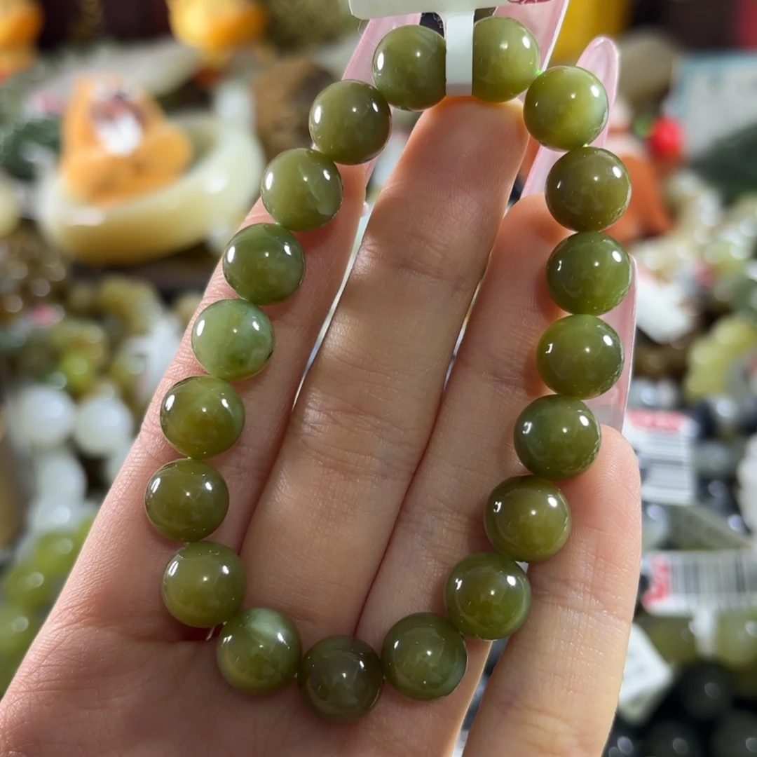 和田玉未镶嵌手链2