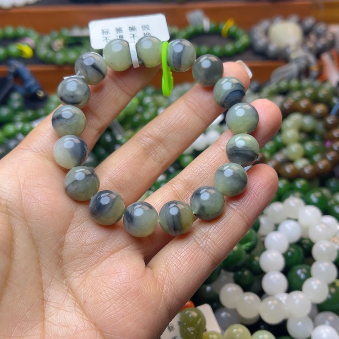 和田玉未镶嵌手链