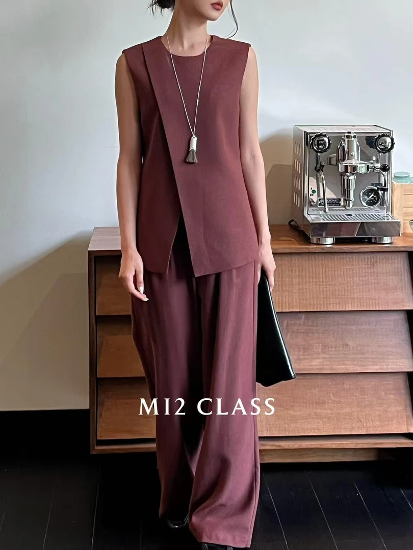 杨杨 MI2-E3011轻奢高级设计款长裤套装