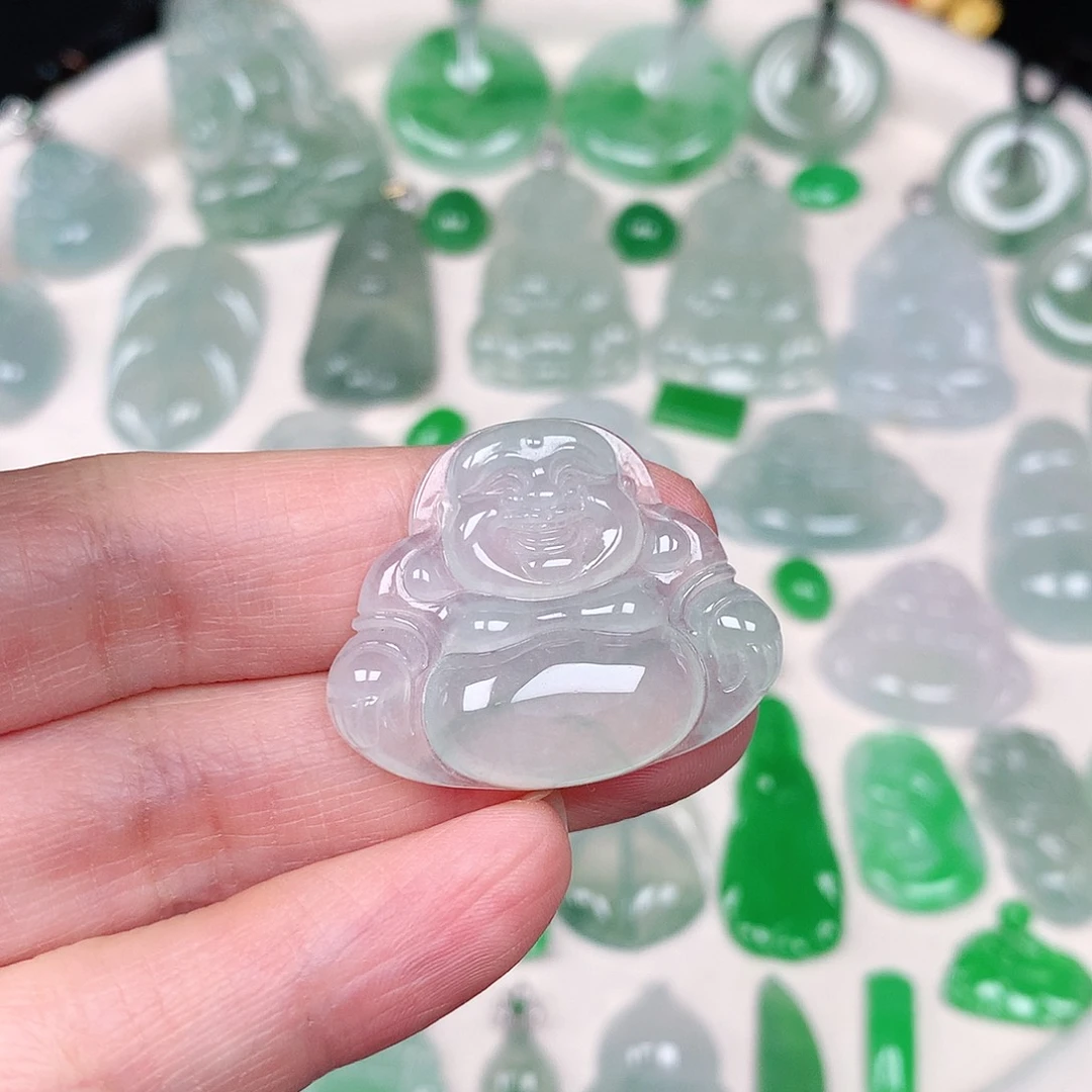 颈饰未镶嵌翡翠缅甸天然A货翡翠