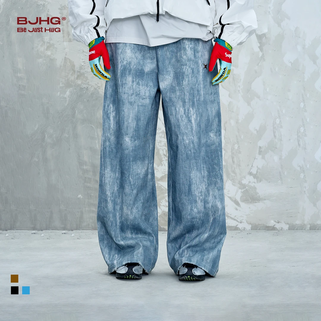 【老宋专属】BJHG休闲裤子男女秋2025新款复古做旧层次感灯芯绒长裤