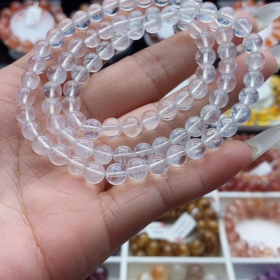 未镶嵌手链水晶蓝针