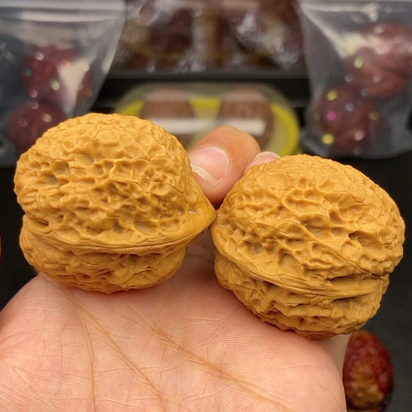 【闪购商品】把件文玩核桃39尺领头羊蟾