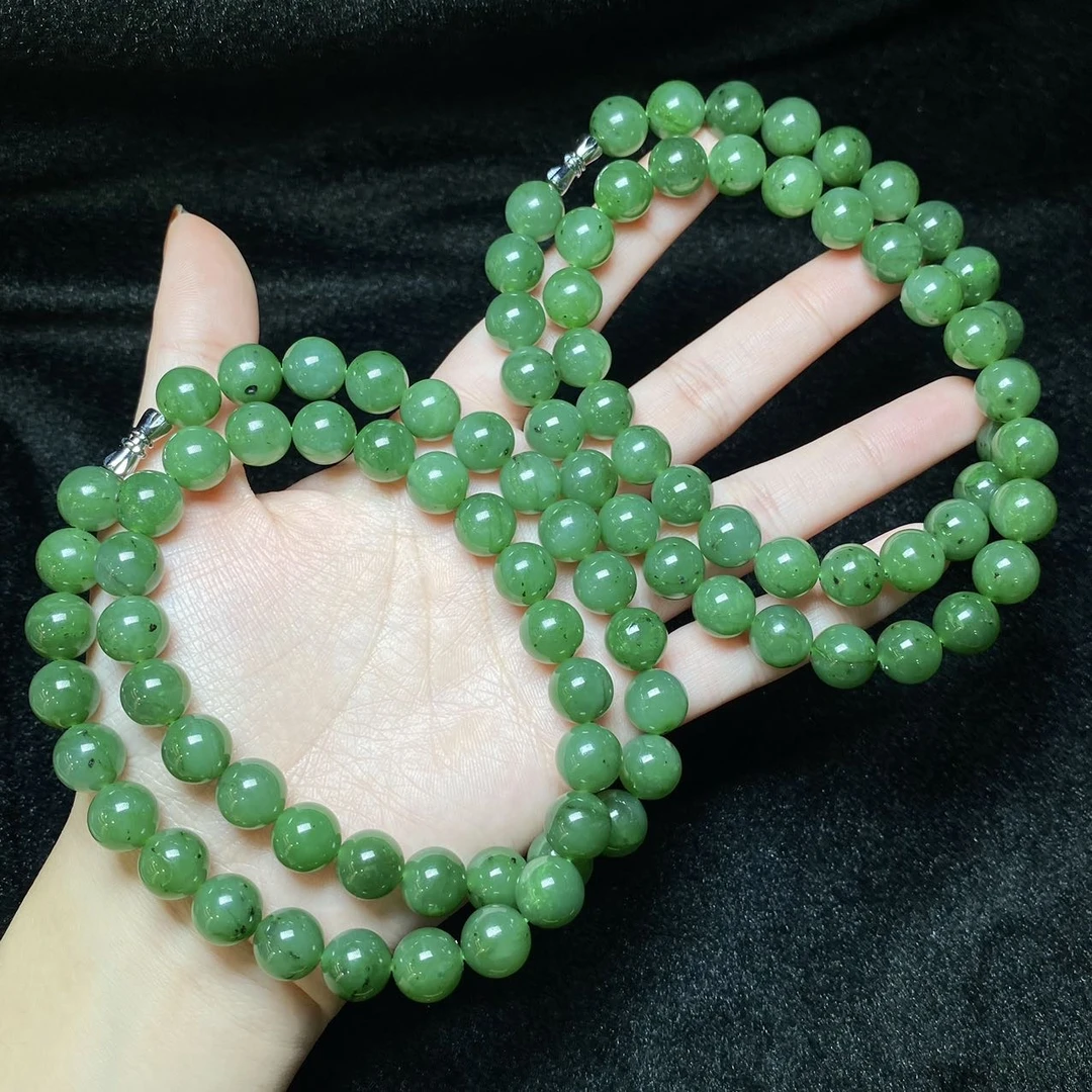 【云上叙】14 V22089-和田玉项链-多样性发一件-9.5mm（东哥）