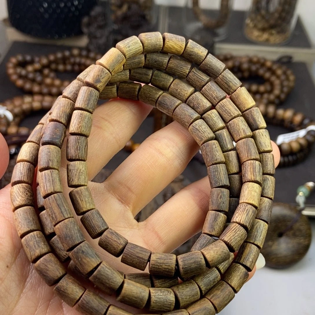 沉香手串?***彡越南芽庄白