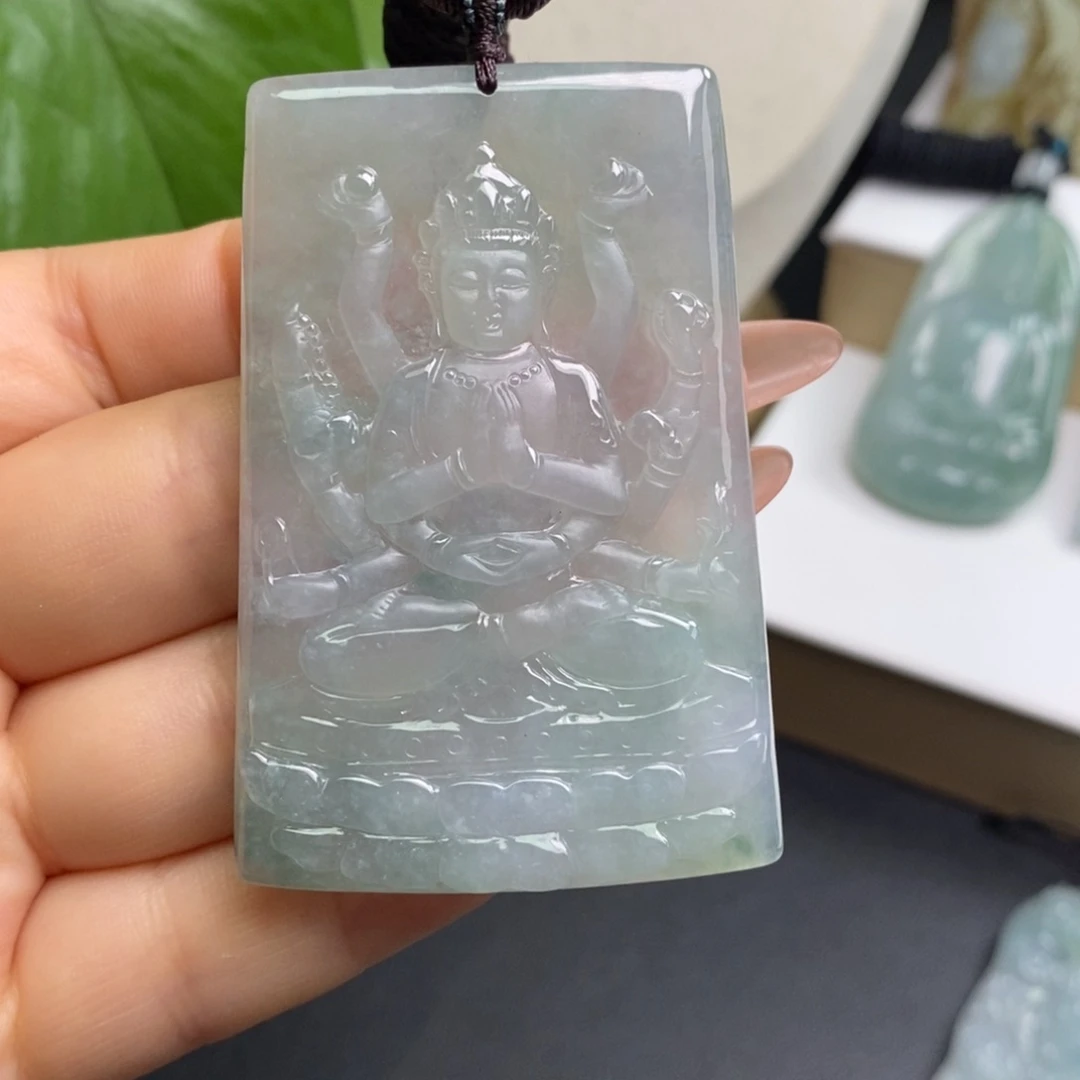 翡翠未镶嵌颈饰缅甸天然A货翡翠