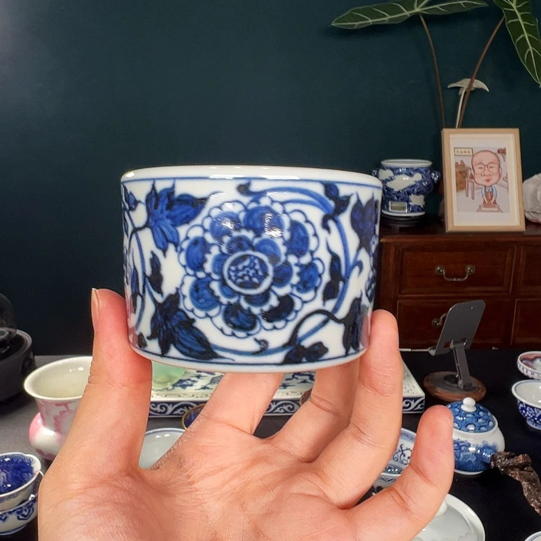 四象牡丹融天杯。