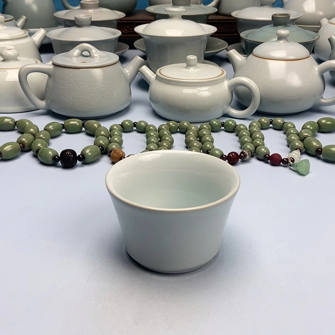 杯孤品月白釉主人白原矿原釉原产地