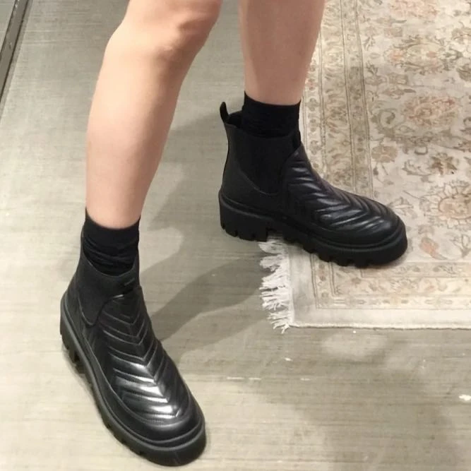 99新/Gucci/古驰/短靴/38.5码/Xsps11728