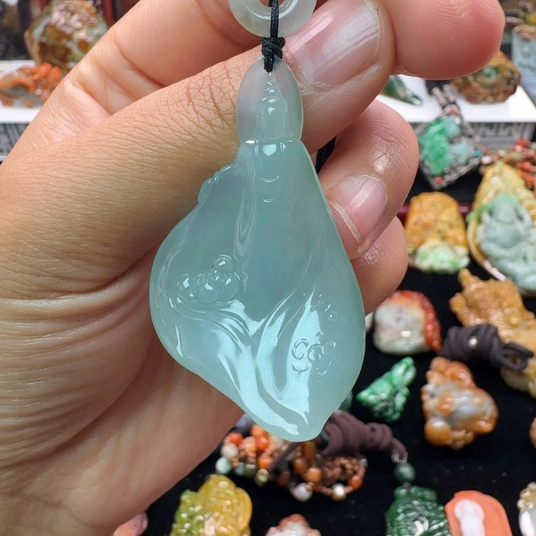 翡翠未镶嵌挂件翡翠挂件
