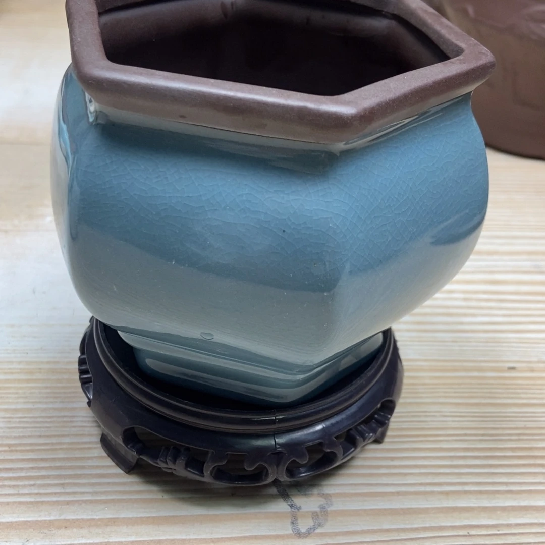 瓷片陶瓷花盆陶瓷艺术