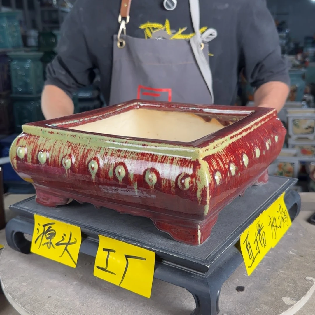 一风堂石湾花盆。微瑕