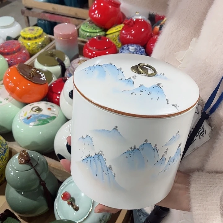 陶瓷储物罐密封罐