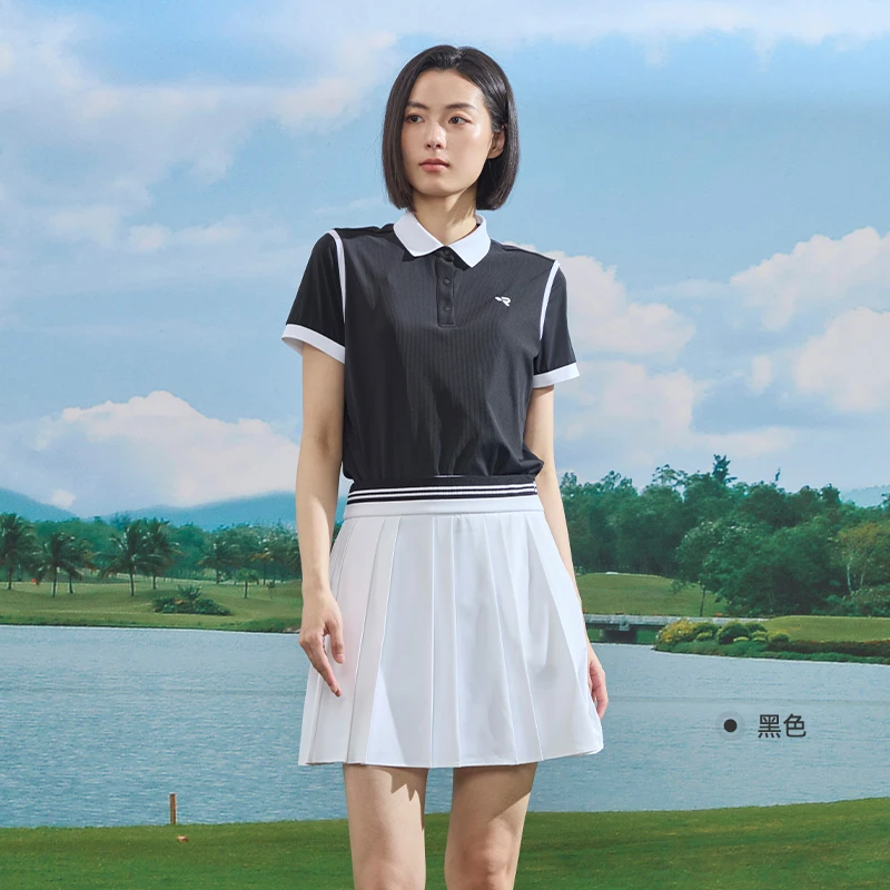 RAPIDO雳霹道2025年春夏女士高尔夫GOLF清爽撞色POLO衫VP5542C90