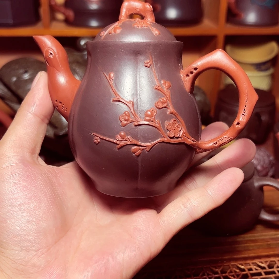 茶壶紫砂宜兴原矿紫砂壶手工制作