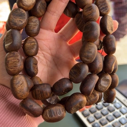 沉香手串旺*白棋95克卡1.5多样性发1条