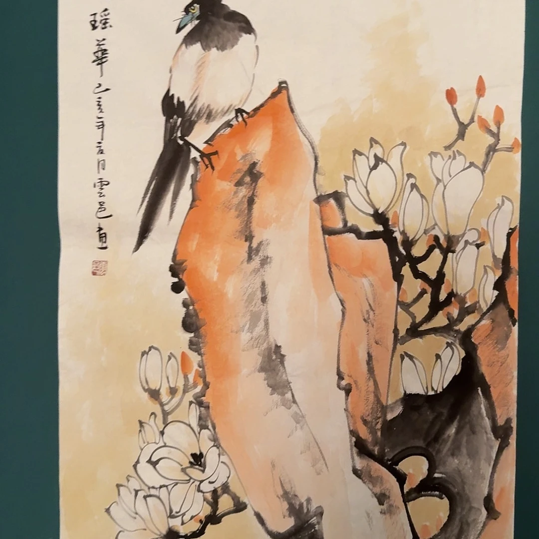 国画云老师画作画作