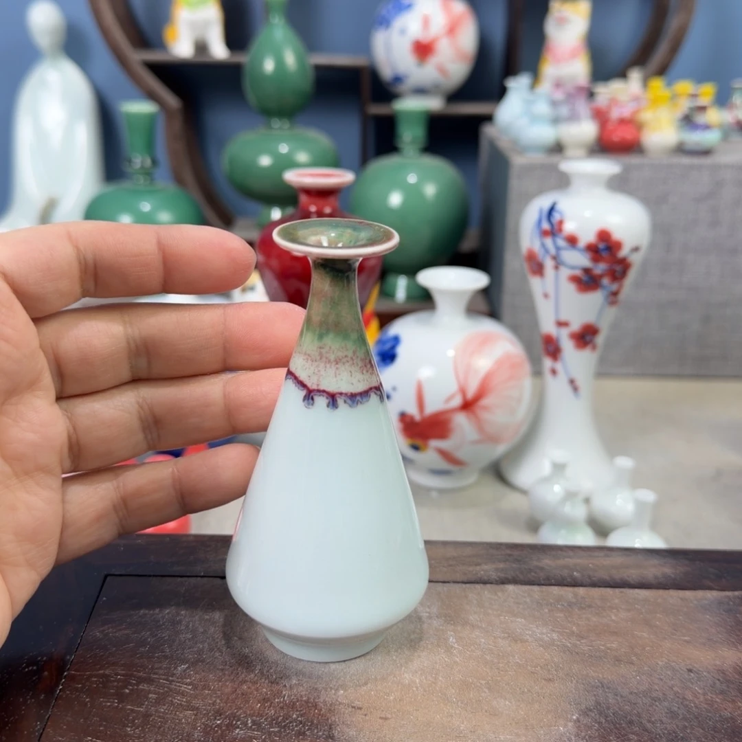 陶瓷手工小花器摆件