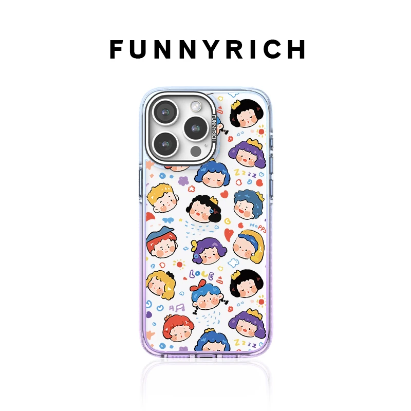 FUNNYRICH小朋友贴纸适用iPhone17ProMax手机壳苹果15/16磁吸新款