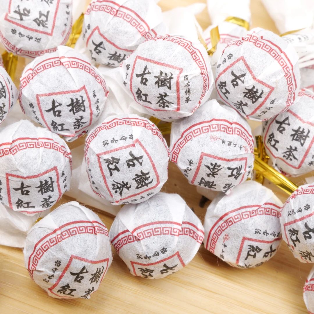 【冰古圣山】2025年 古树晒红茶 龙珠 春 50颗
