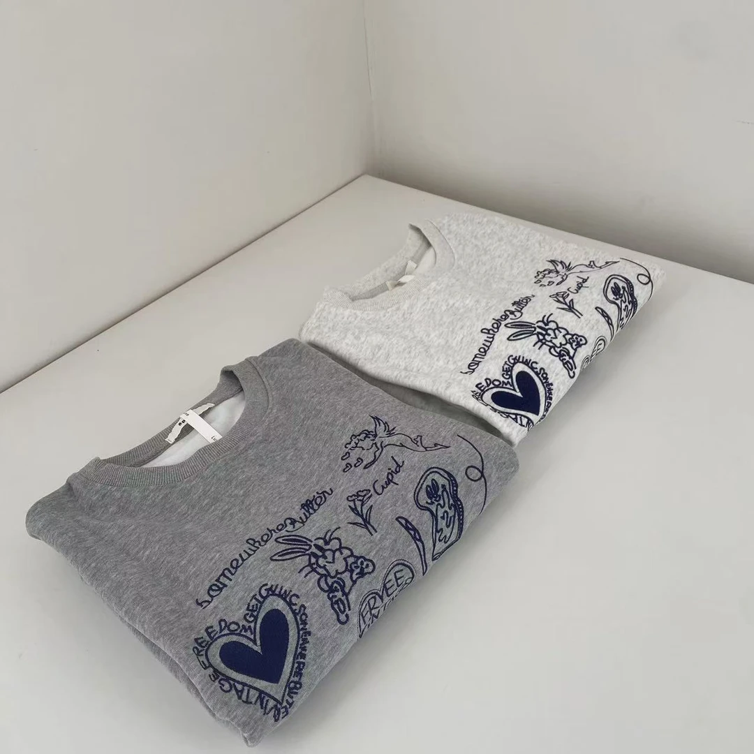 清爱心兔子卫衣no.退no.换