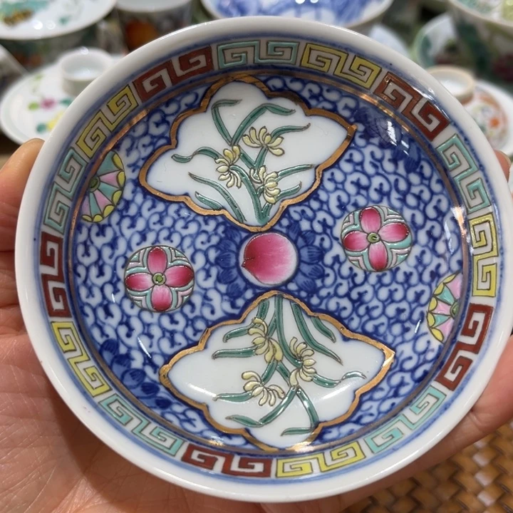 手绘茶杯盖碗陶瓷