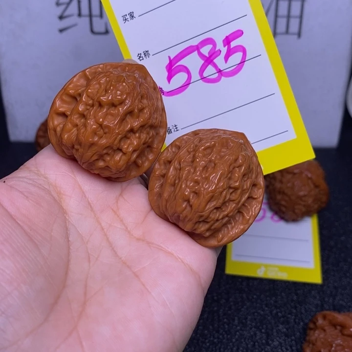 文玩核桃把件585/36公子帽