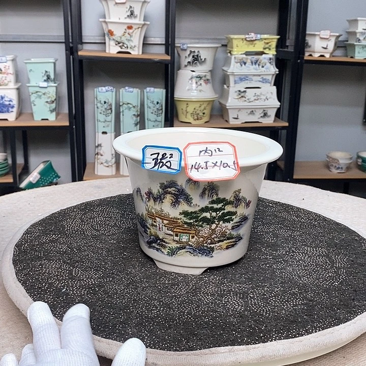 紫砂的花盆很漂亮20