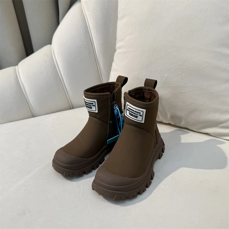 210大童亲子时尚休闲加绒瘦瘦靴-1160