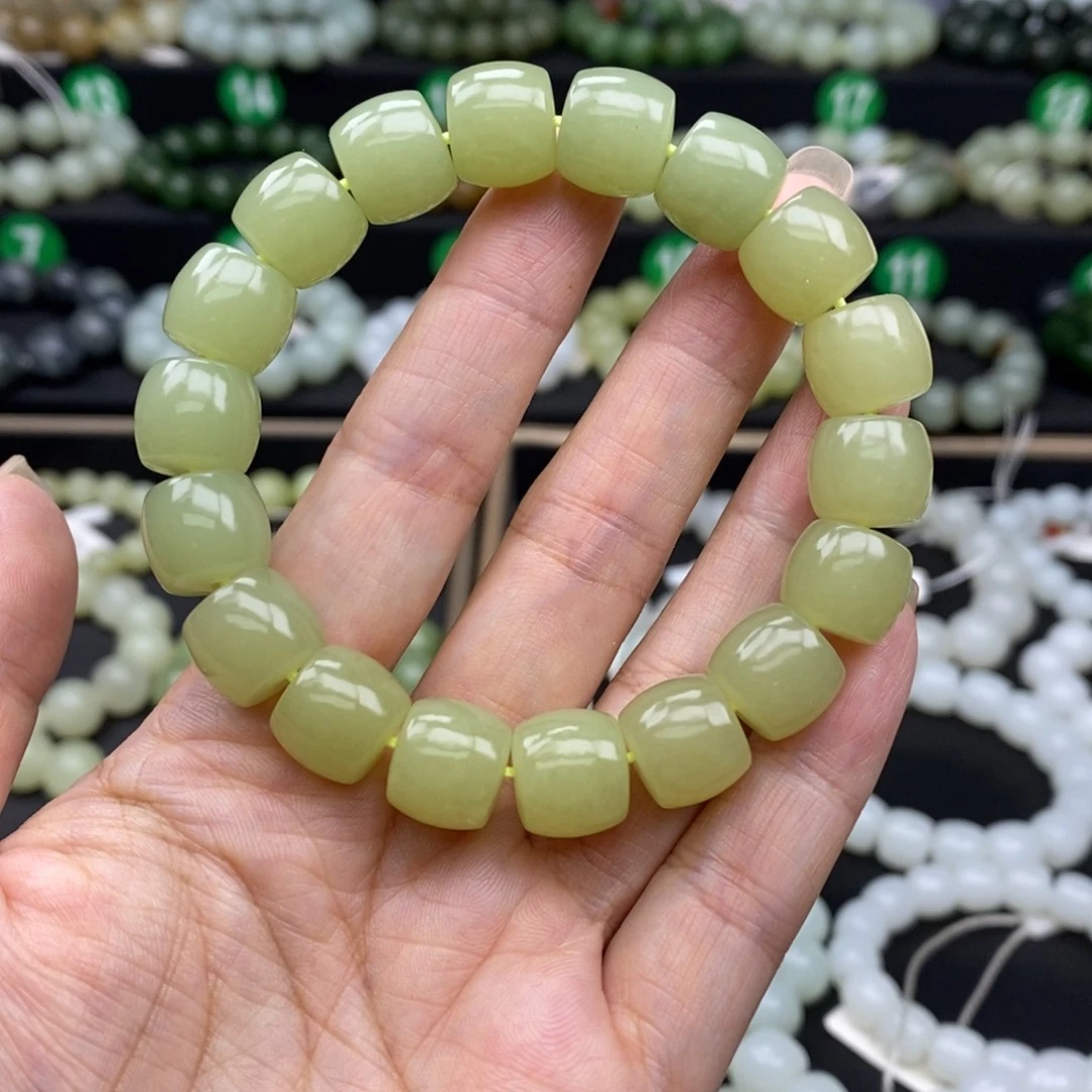 手链未镶嵌和田玉12m m