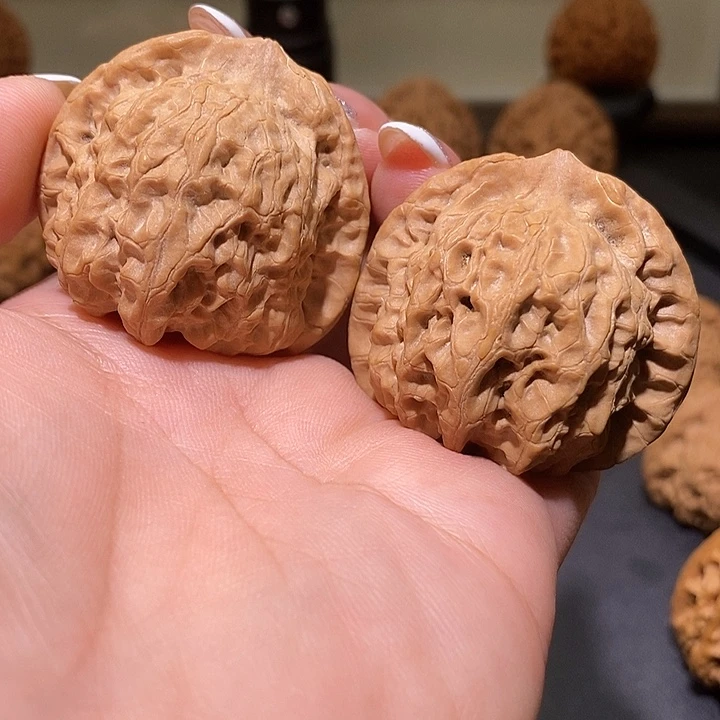 把件文玩核桃山****松42蓟县佛肚