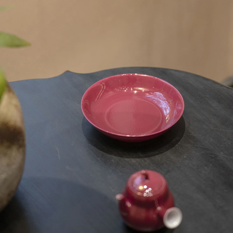 YTJ00394 雅同集-胭脂红壶承