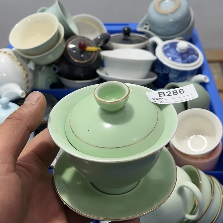 茶具默认微瑕瓷器、茶具、壶、摆件，介意勿拍