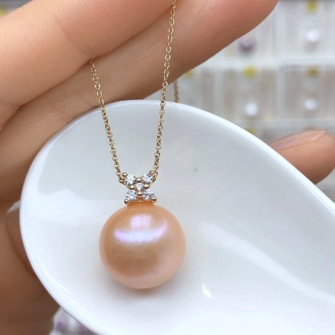 淡水珍珠合金颈饰